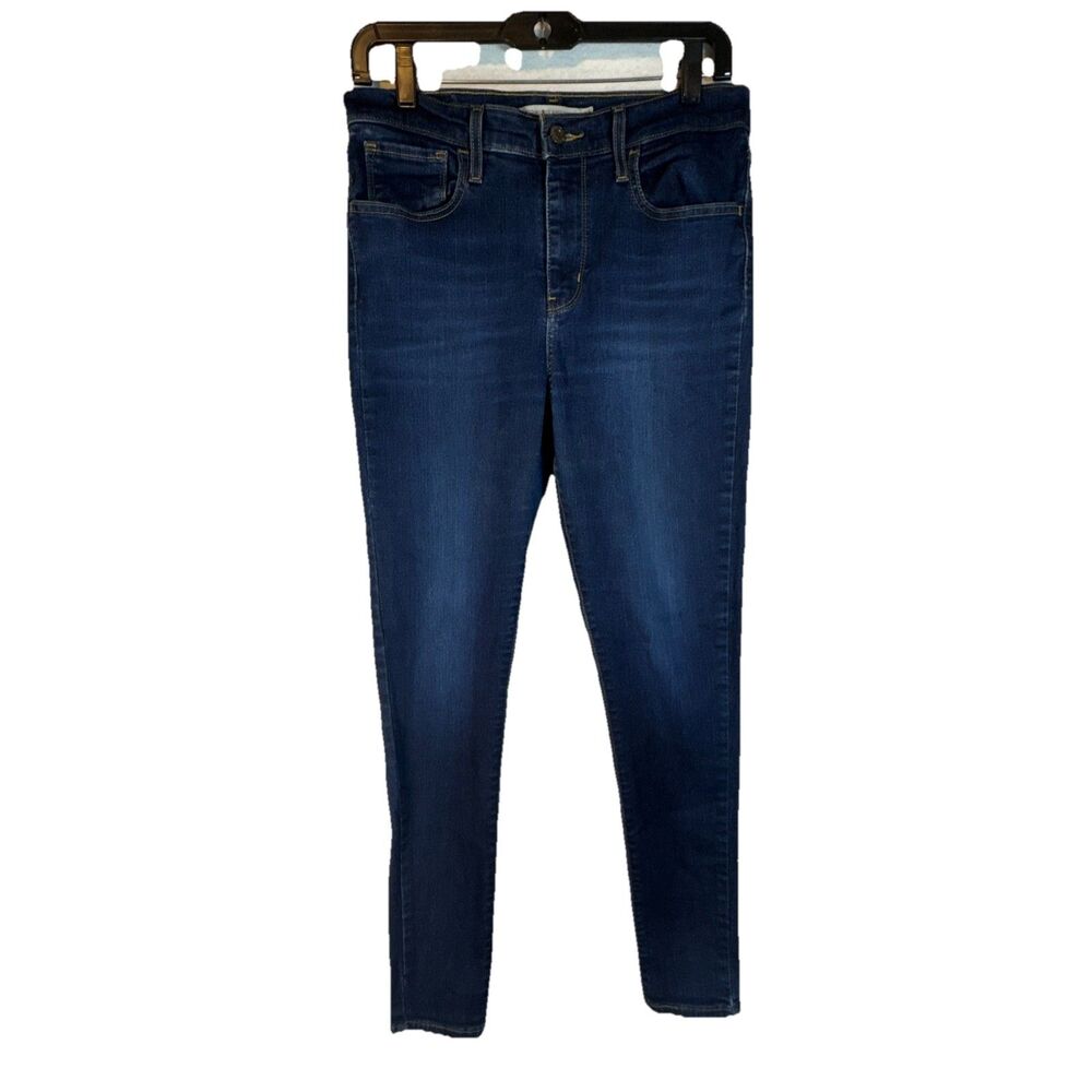 Levi’s 720 High Rise Super Skinny‎ Women Size 32 Dark Wash Blue Jean 32x30